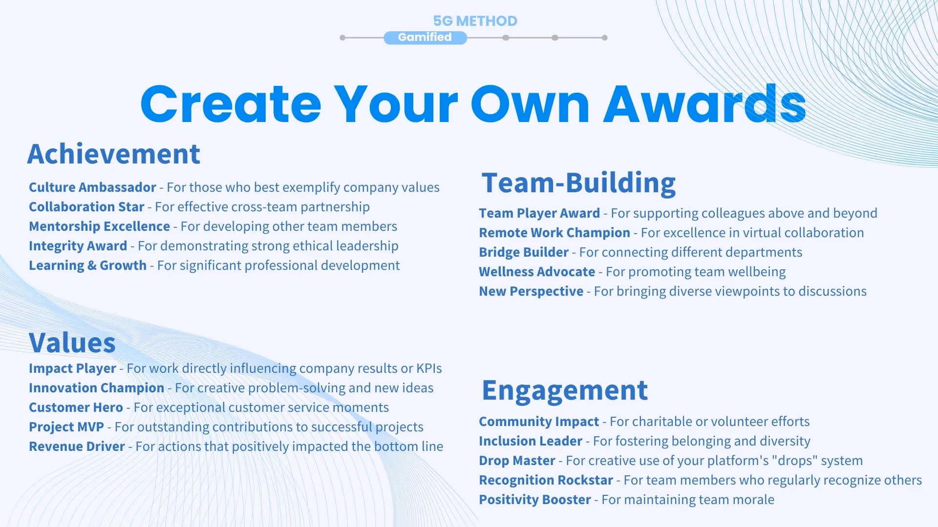 Create your own awards — Give River platform overview, slide 14 of 21