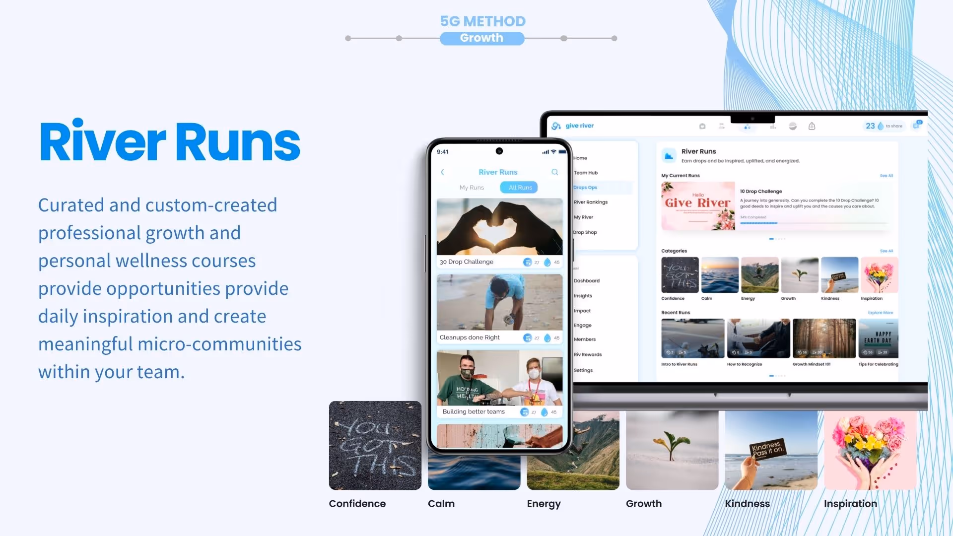 River Runs — Give River platform overview, slide 17 of 21