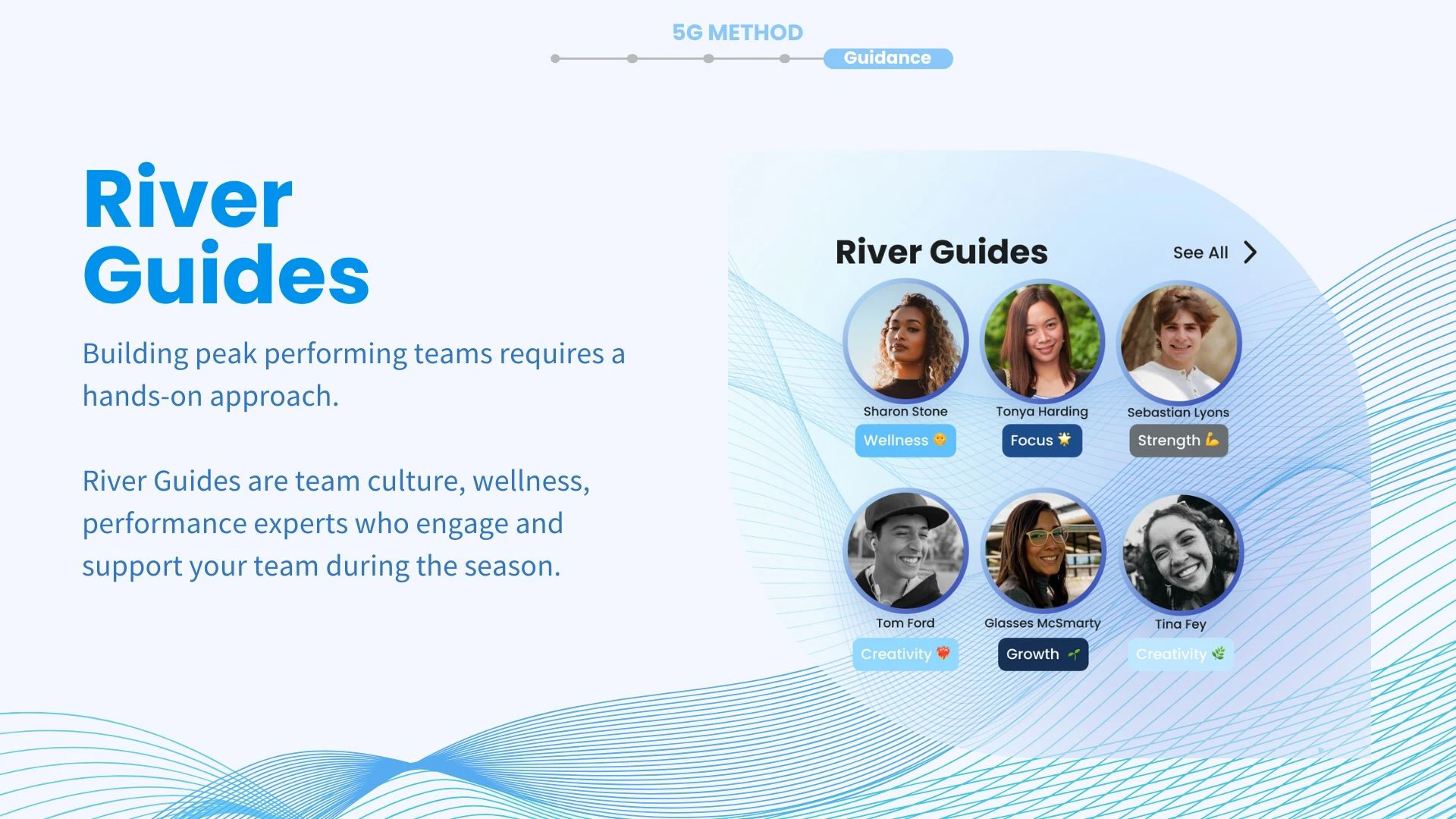 River Guides — Give River platform overview, slide 20 of 21