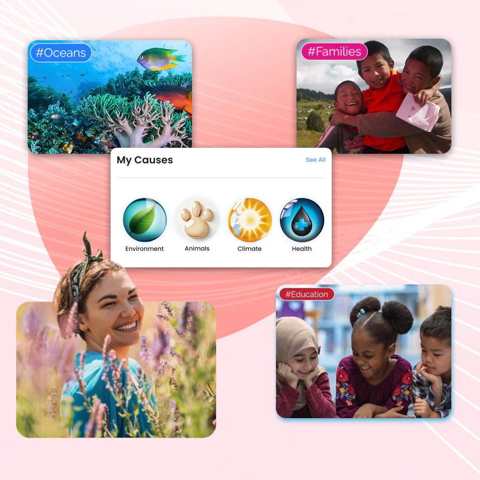 Automated charitable distribution and impact reporting on Give River