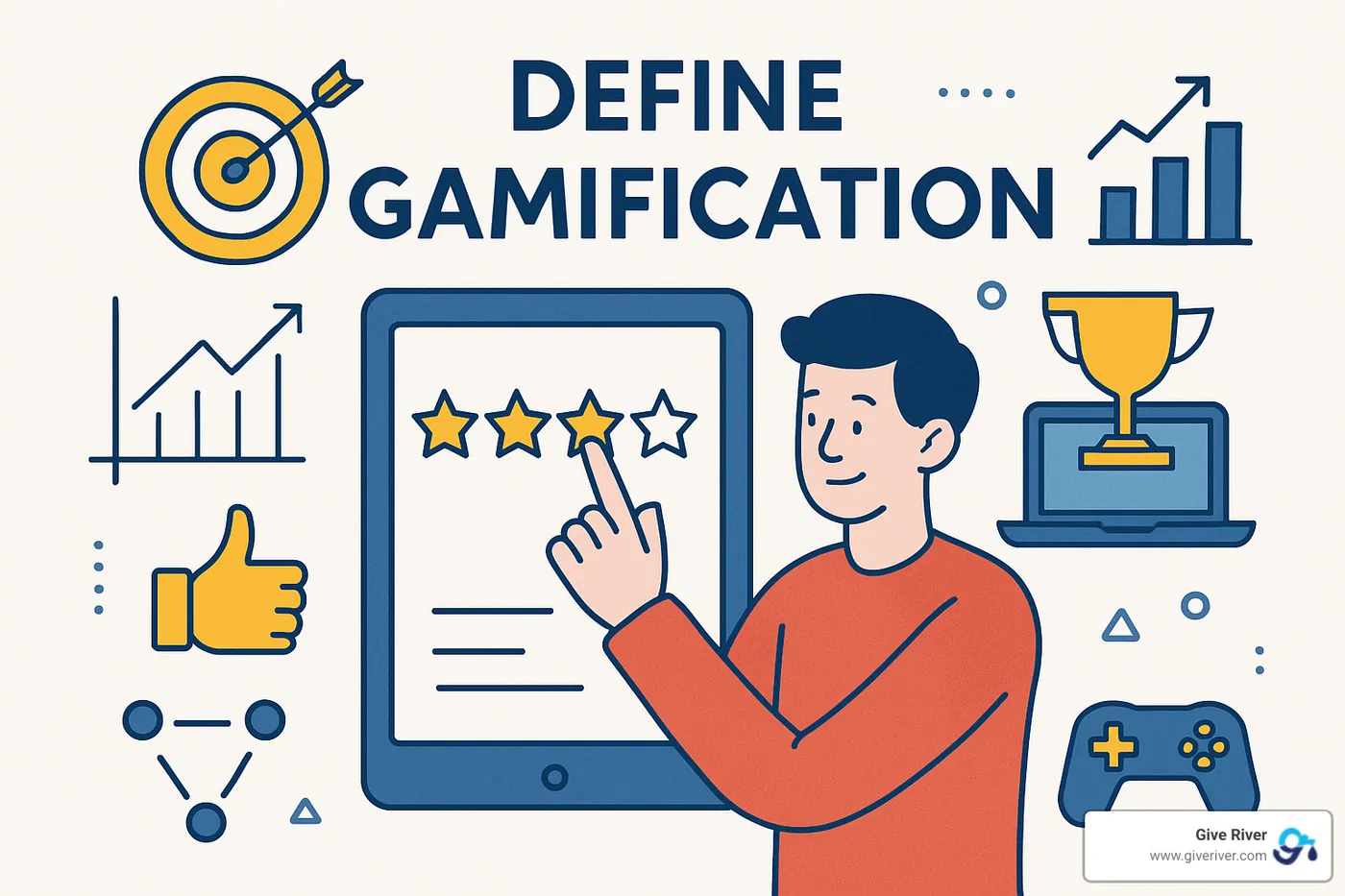 Future trends in gamification showing AI personalization, AR/VR integration, and purpose-driven approaches - define gamification