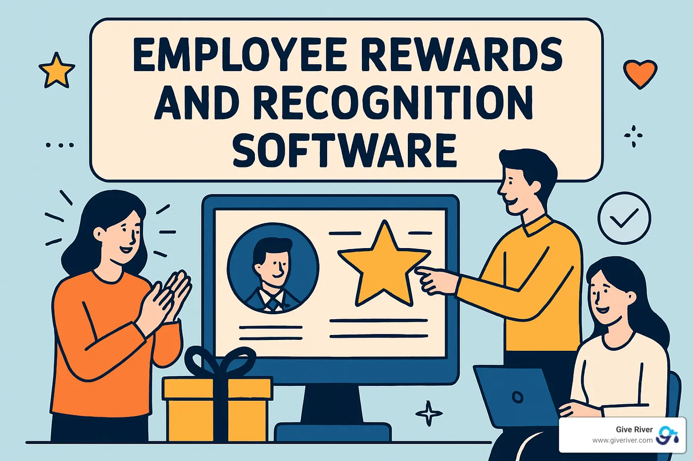comparison of top employee recognition software platforms showing user interfaces - employee rewards and recognition software