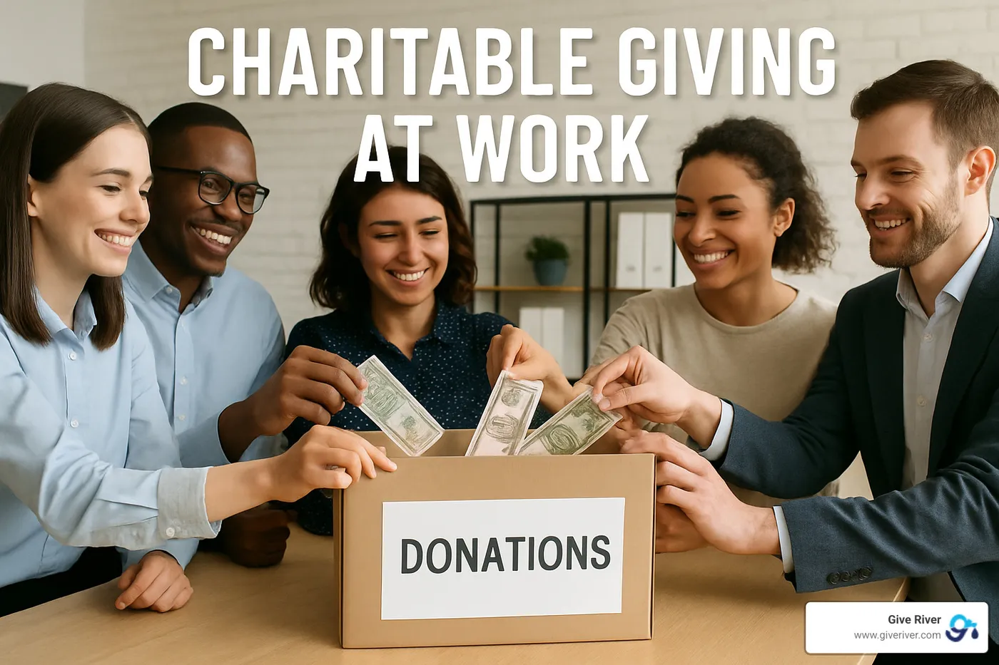 workplace giving dashboard interface - charitable giving at work