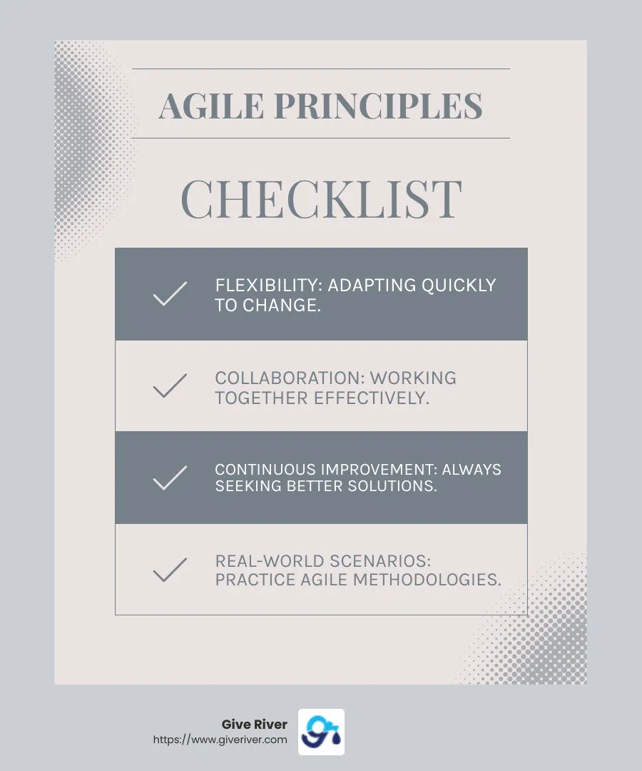 Agile principles improve team productivity and quality of life - quick virtual agile games infographic checklist-light-blue-grey